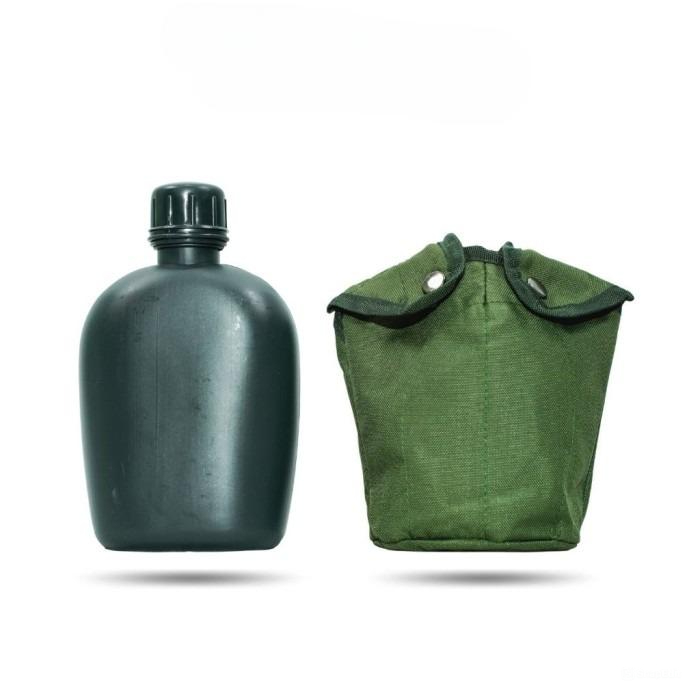 Veples Botol Air Minum TNI Sarung Veples Peples Original Hijau & Hitam
