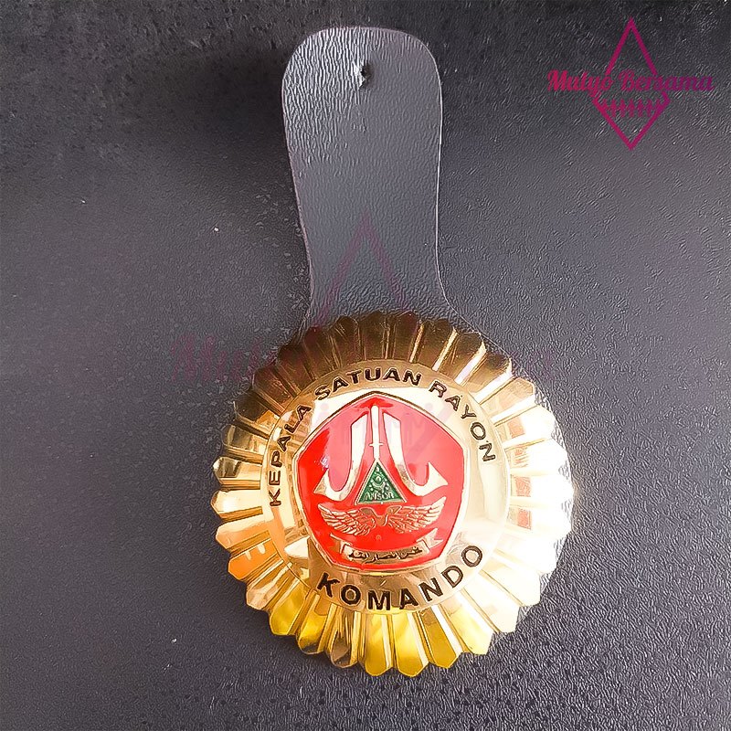 Lencana Banser Lencana Jabatan Kepala Satuan Rayon Banser - Mulyo Bersama