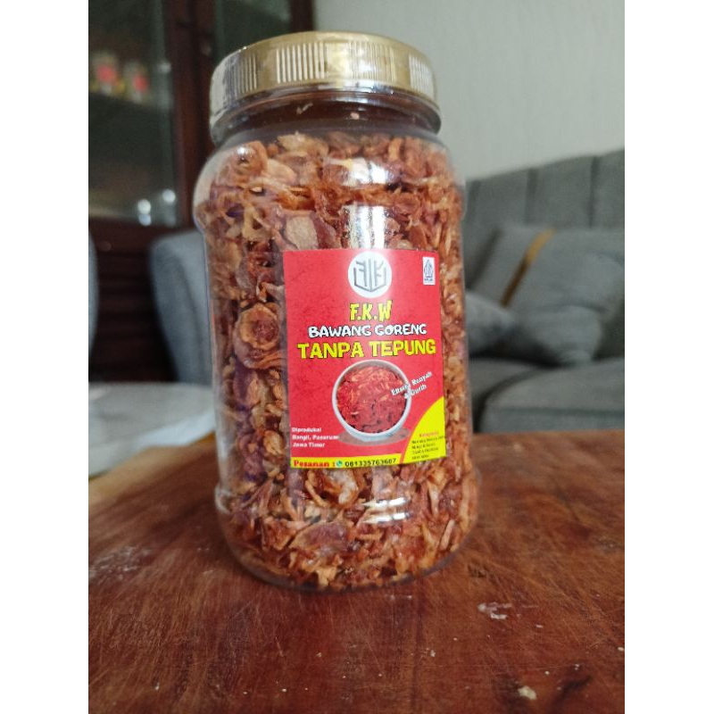 

Bawang Merah Goreng Original TANPA TEPUNG NON MSG / Bawang Goreng Premium / Premium Fried Shallots / Bawang Goreng Brebes / Brambang Goreng / Bawang Goreng Asli Premium.