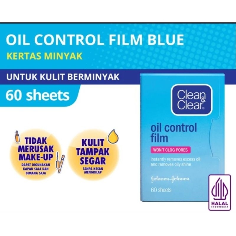 Clean & Clear Oil Control Film Face Paper - Kertas Minyak Wajah Clean & Clear Oil Control Film - Oil