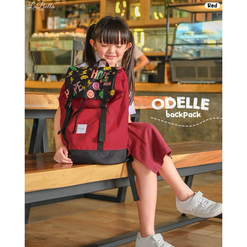 LABELLA | BACKPACK TAS PUNGGUNG SEKOLAH ANAK UNISEX SIMPLE