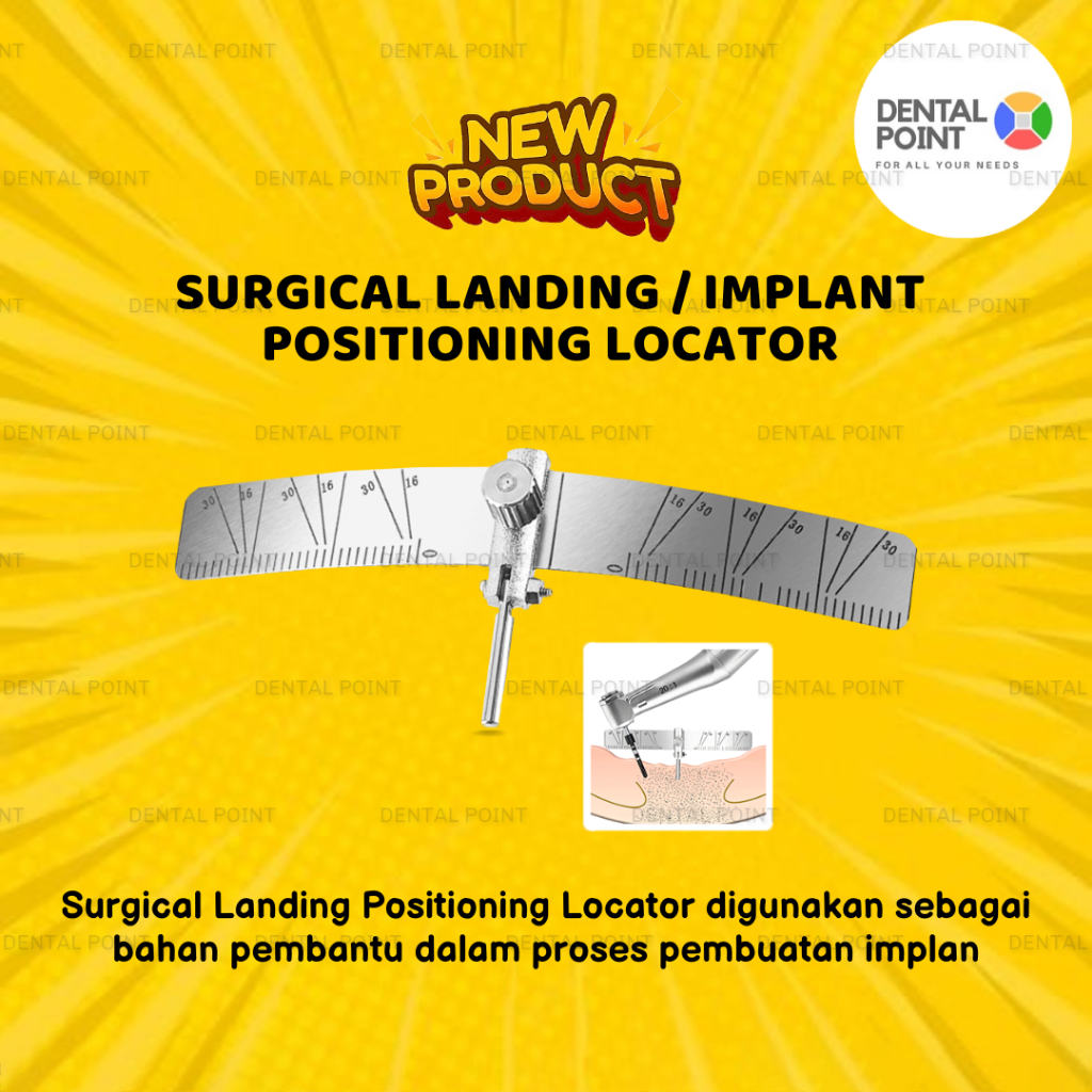 Dental Surgical Landing/Implant Positioning Locator/Penggaris Ukur Gigi Implan/Panduan Penempatan Im