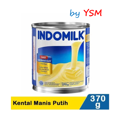 

SUSU KALENG INDOMIL PUTIH/SUSU KENTAL MANIS INDOMILK 370 GRAM