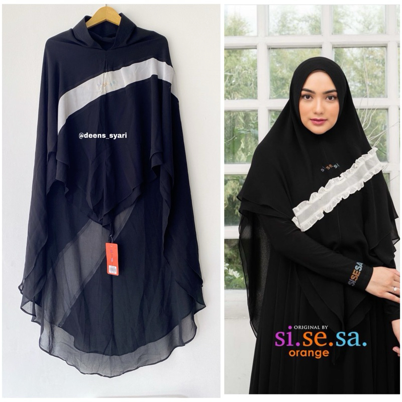 Khimar sisesa black sale