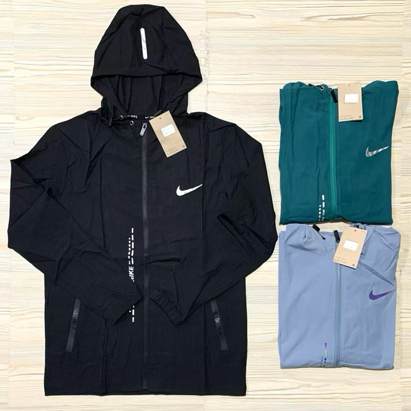 JAKET PARASUT MICRO NIKE IMPORT RUNNING OLAHRAGA GO NEW