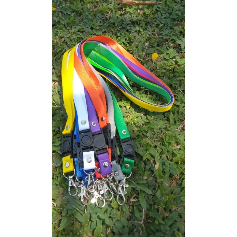 

Tali LANYARD STOPER 1,5cm Tali IdCard Polyster Name Tag Polos
