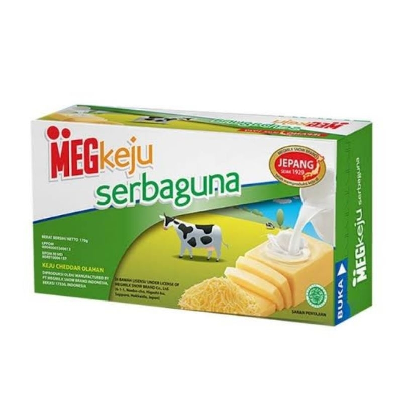 

Meg keju Cheddar serbaguna 165gr