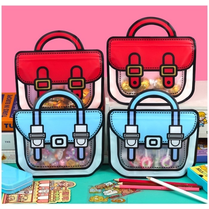 

Plastik Bingkisan Ziplock / Standing Goodie Bag / Kemasan Ziplock (1pcs) - Kota Manado