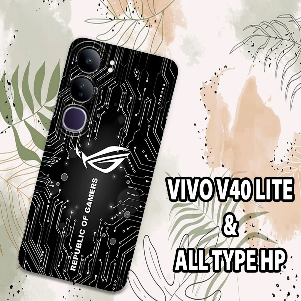 (GC35) Softcase karet Hp VIVO V40 LITE Terbaru 2024 | Case Motif Gambar Gamer | Case VIVO V40 LITE S