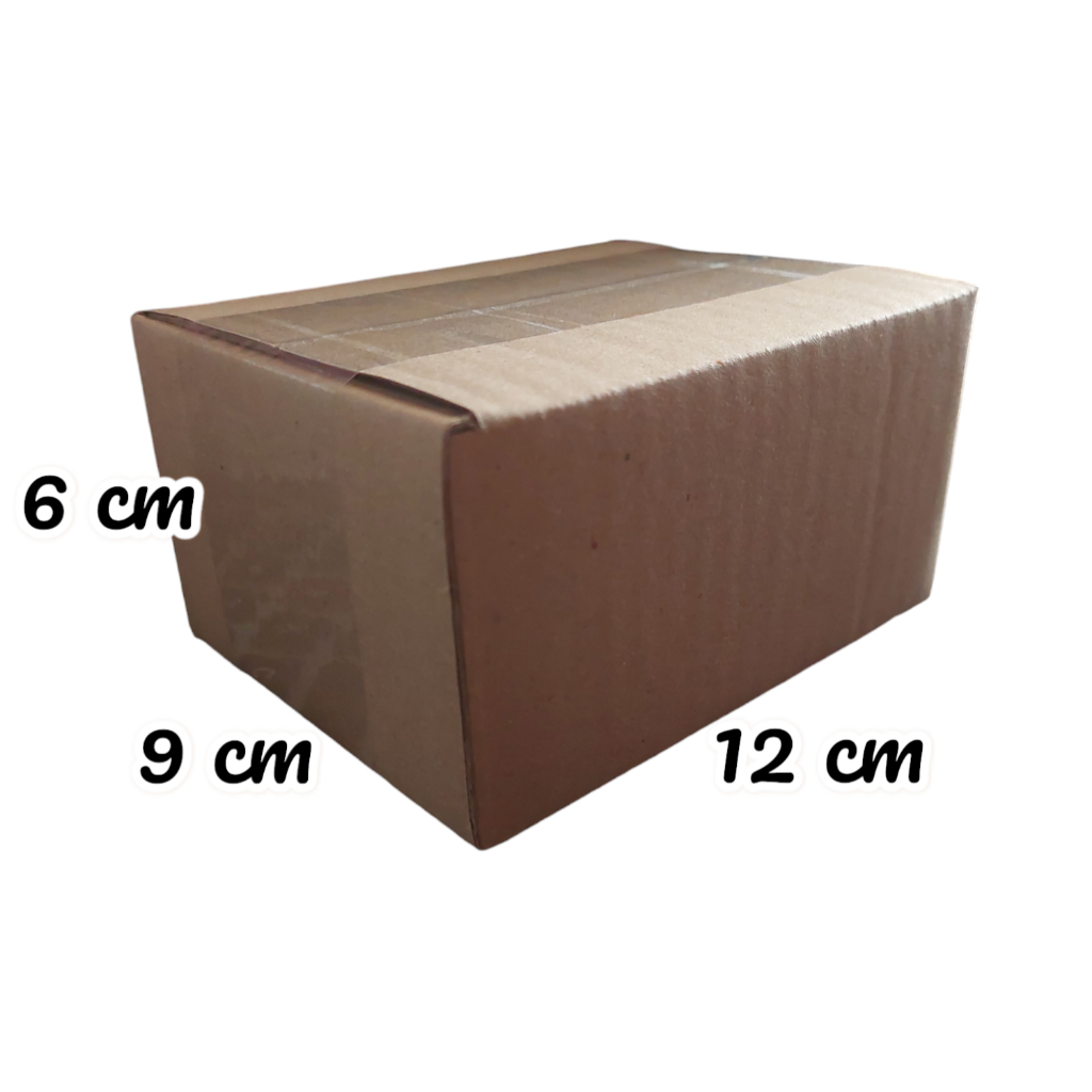 

Kardus Box Karton 12 x 9 x 6 cm Packing Dus Coklat Polos