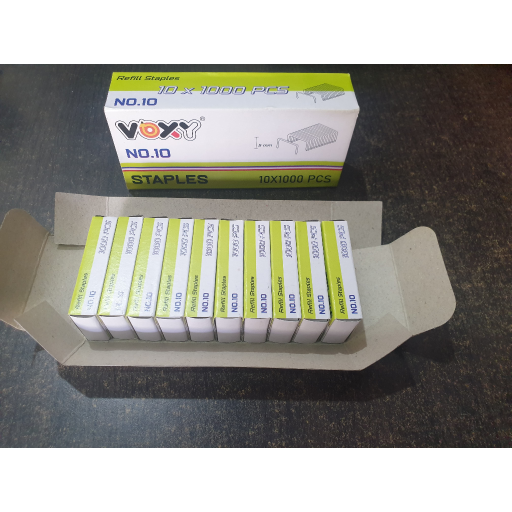 

VOXY - ISI Staples No 10/Isi Stapler/Refill Staples Kecil Murah