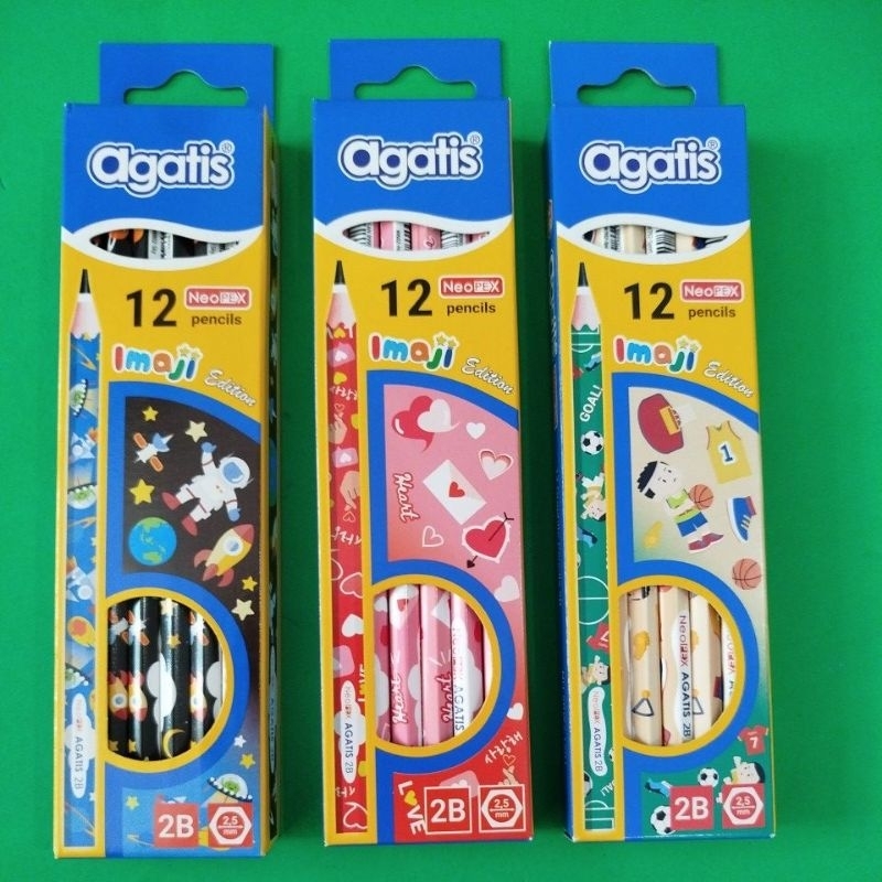 

Pensil 2B Neopex Agatis Motif imaji kemasan per pak (isi 12 pcs)