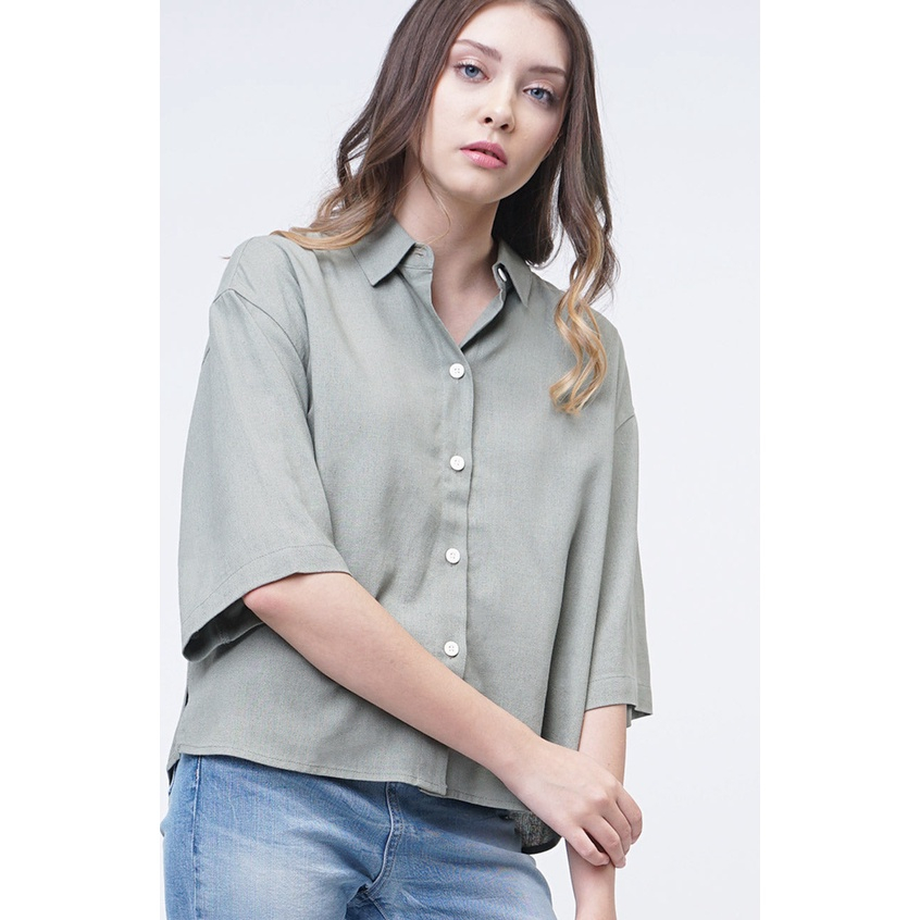 Logo Jeans - Kemeja Wanita Aurel 22891L9DE