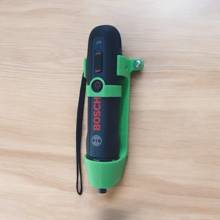 Wall Mount BOSCH GO Cordless Screwdriver Drill & Button Protector Bracket Aksesoris Holder Dudukan -