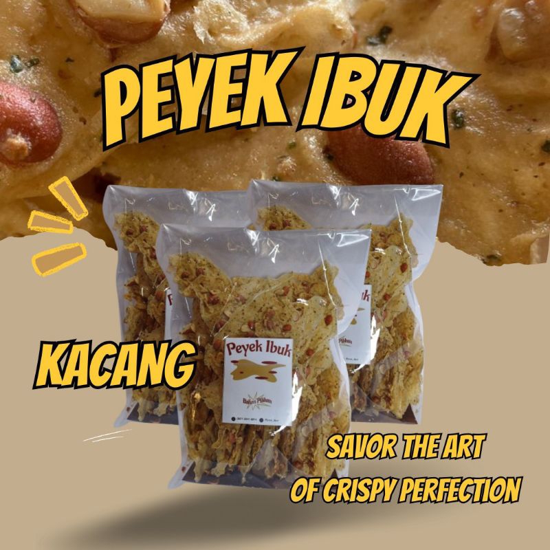 

Peyek Kacang Peyek Ibuk Rempeyek Kacang 1/2 kg