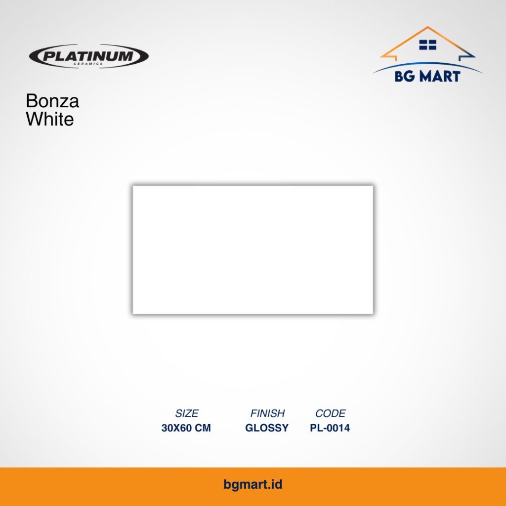 PLATINUM Keramik Dinding 30x60 Bonza White KW A