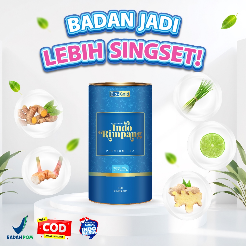 

Teh Celup Indo Rimpang Premium Herbal Alami Untuk Detox Diet Langsing Menurunkan Berat Badan Ala JSR