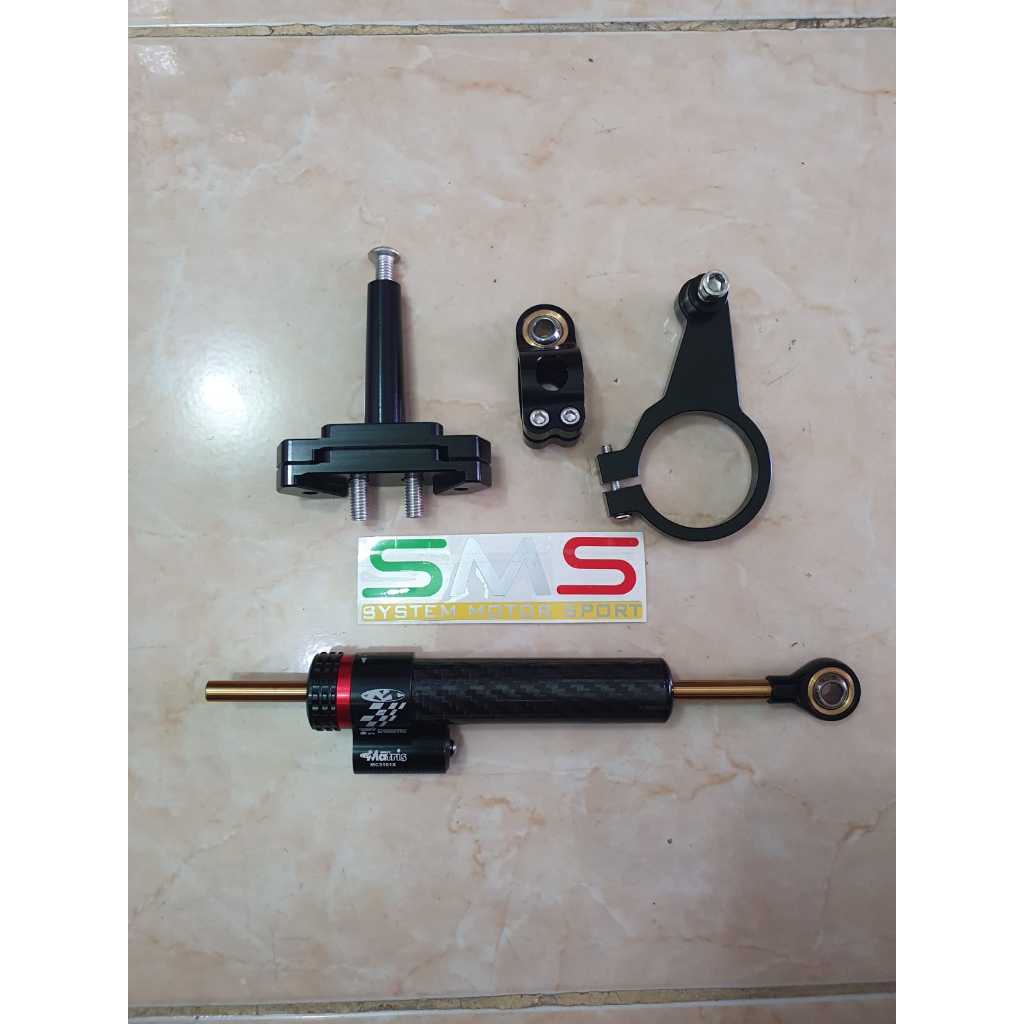 Steering damper r15 v3 matris carbon set breket Stabiliser stang r15 v3 r15 new