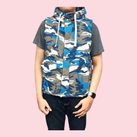 Rompi Loreng Pria - Rompi Motor - Rompi Motif Motor - Atasan Pria - Aksesoris Motor