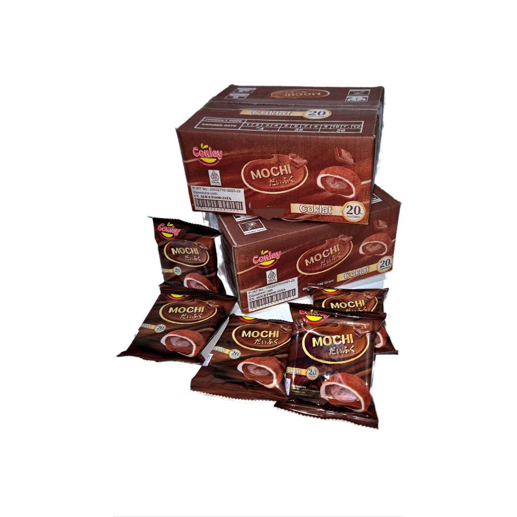 

1 DUS MOCHI CONLEY SUPER COKLAT 1 KARTON ISI 40 BUNGKUS 30GR SUPER MURAHHH