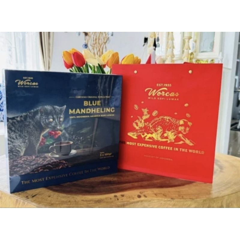 

Kopi Luwak Asli Mandheling isi 3 premium Super Large Box
