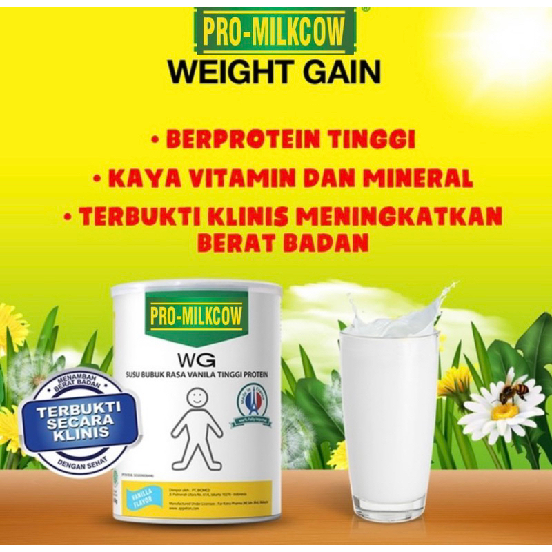 

Weight Gain Susu Penggemuk Badan Anak Dewasa BPOM 200gram