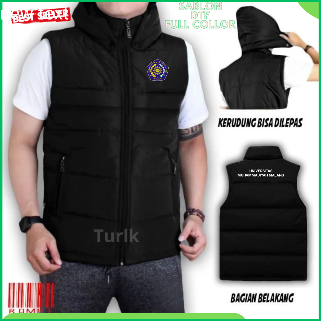Rompi Universitas Muhammadiyah Malang Jaket Rompi UMM