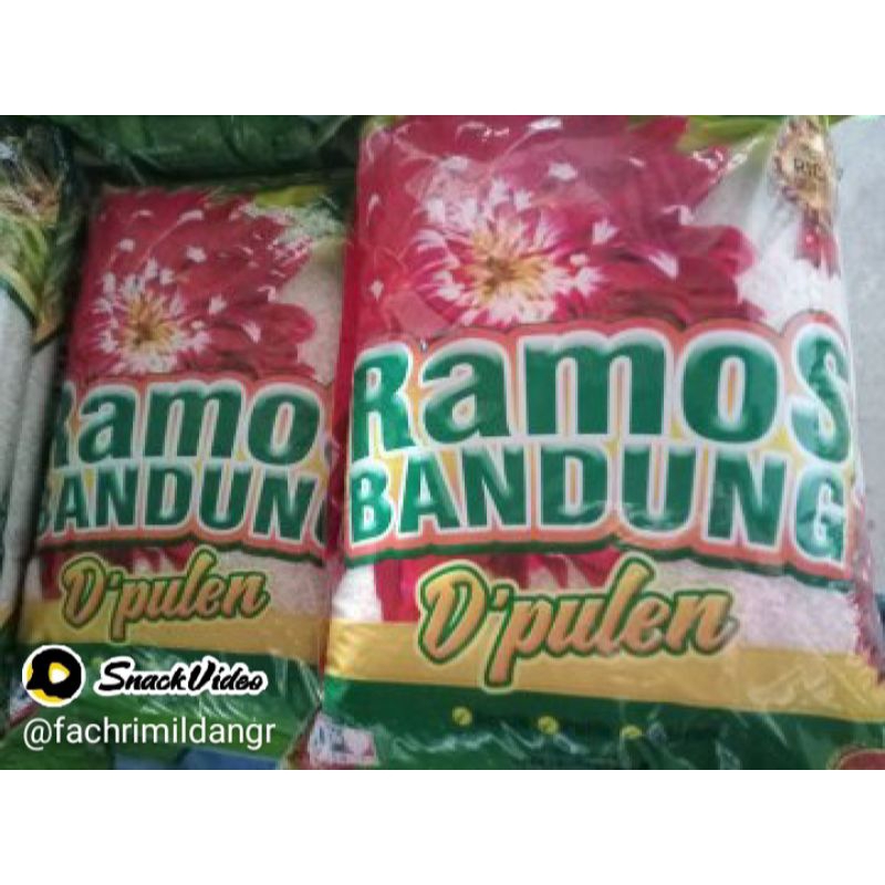 

Beras RAMOS BANDUNG 5 Liter/4,8 kg(Cocok untuk pembuatan Lontong & Nasgor)