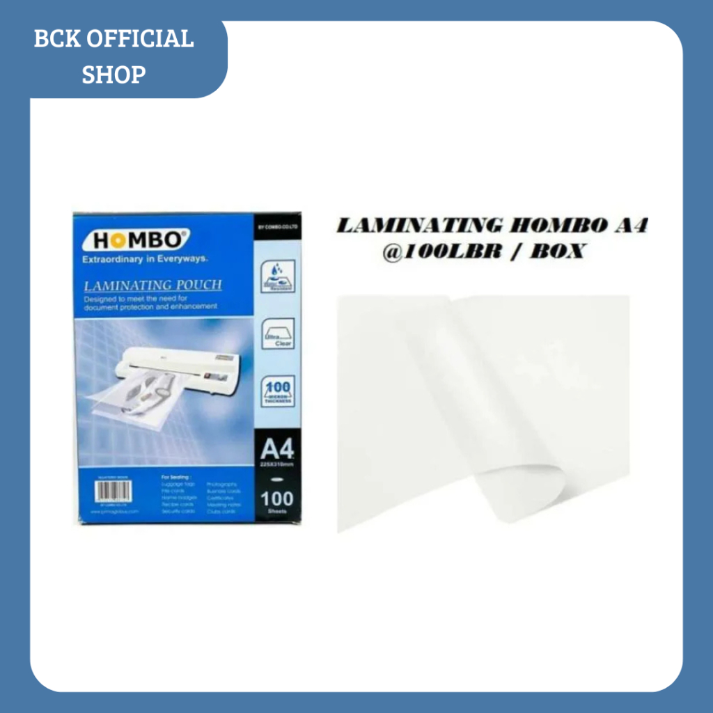 

Laminating Hombo Ukuran A4 (PACK)