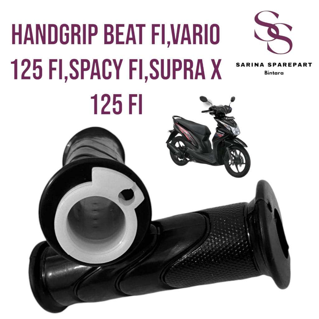 Handgrip Beat FI Vario 125 FI Handfat Spacy FI Supra x 125 FI Handgrip Honda Beat FI Sepasang