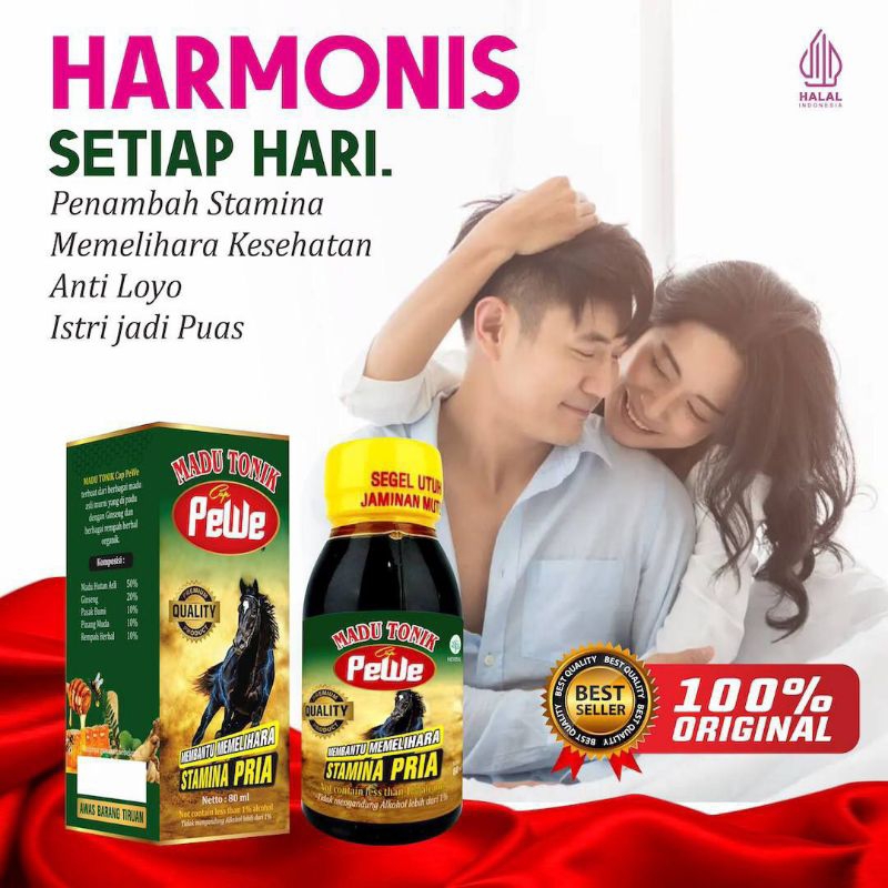 

1 BOTOL MADU PEWE - MADU PENAMBAH STAMINA PRIA - KUAT KERASSS TAHANLAMAA - MADU 100% ORIGINAL BPOM DAN HALAL