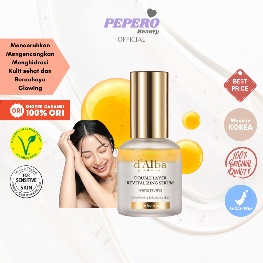 D’ALBA White Truffle Double Layer Revitalizing Serum 30ml