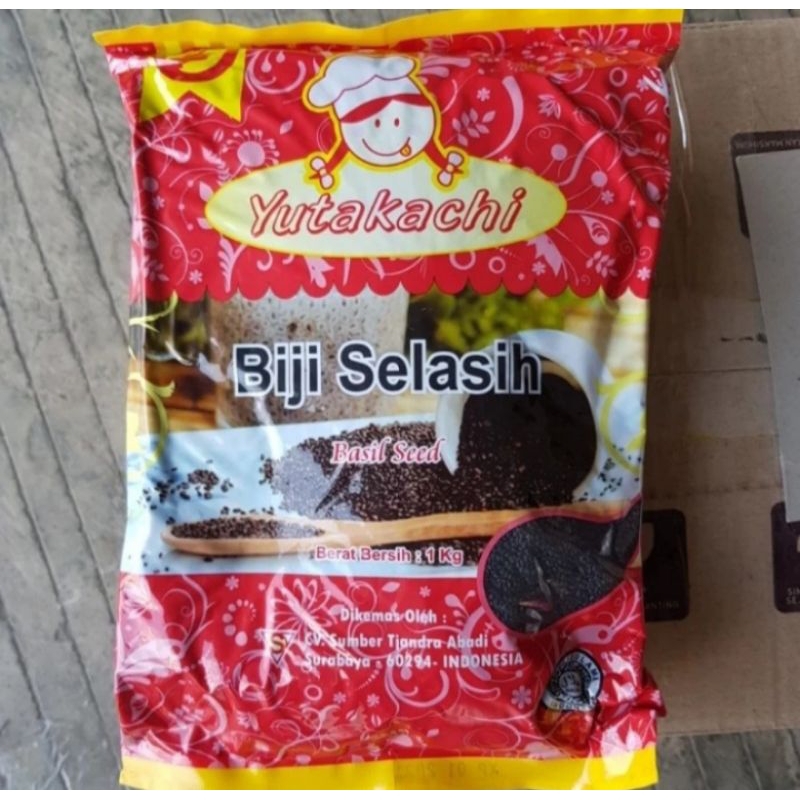 

biji selasih super berkualitas merek yutakachi