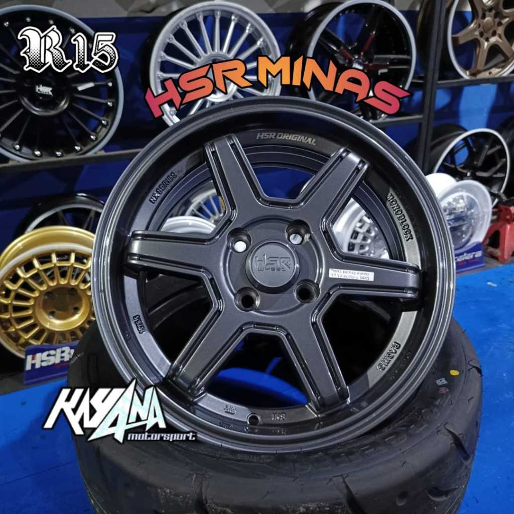 Velg Mobil Murah R15 Hsr Minas Velg Mobil Brio Agya Sigra Jazz Mobilio Velg R15