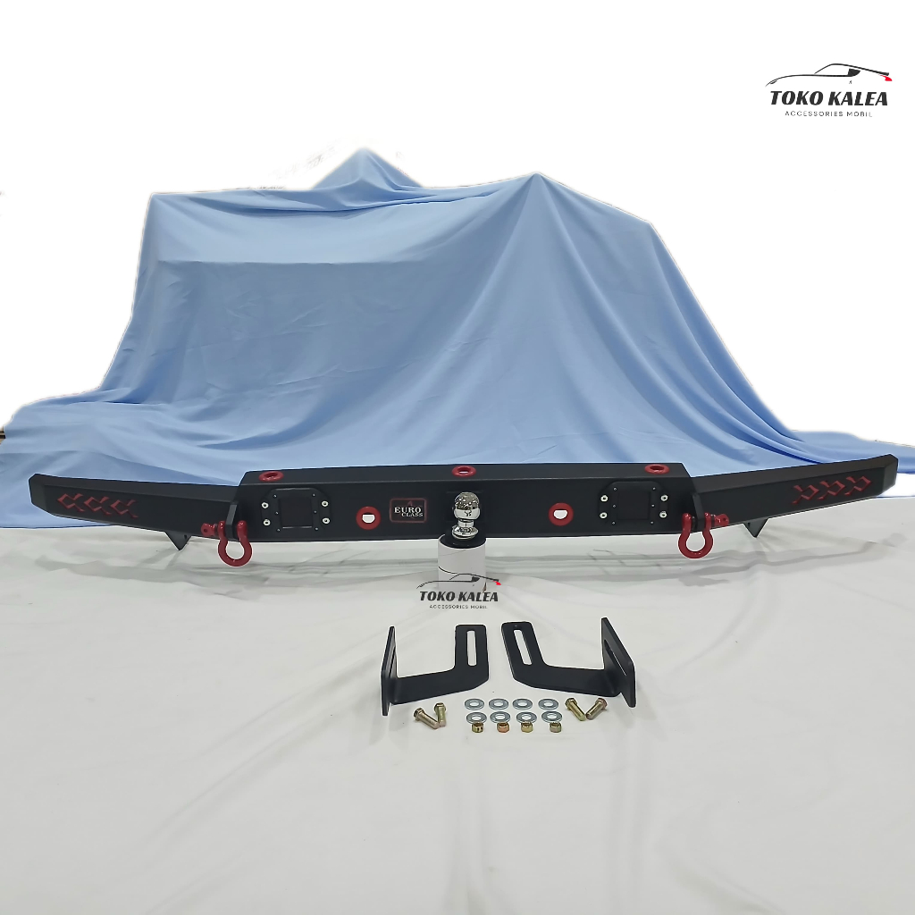 Towing Pengaman Belakang All New Fortuner 2008-2024 Bumper Mobil Offroad Custom Plus Led