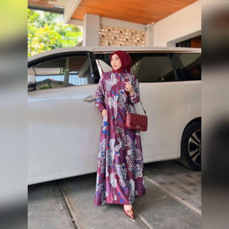 DYN - Emeline Dress DYN CLOTHINGLINE Gamis Silk Premium Motif