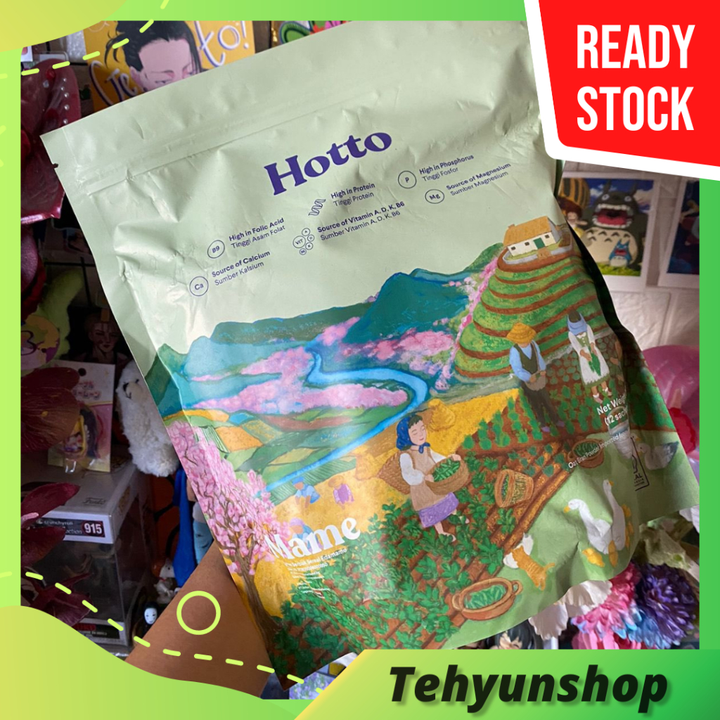 

Hotto Mame multigrain dengan edamame yang tinggi protein