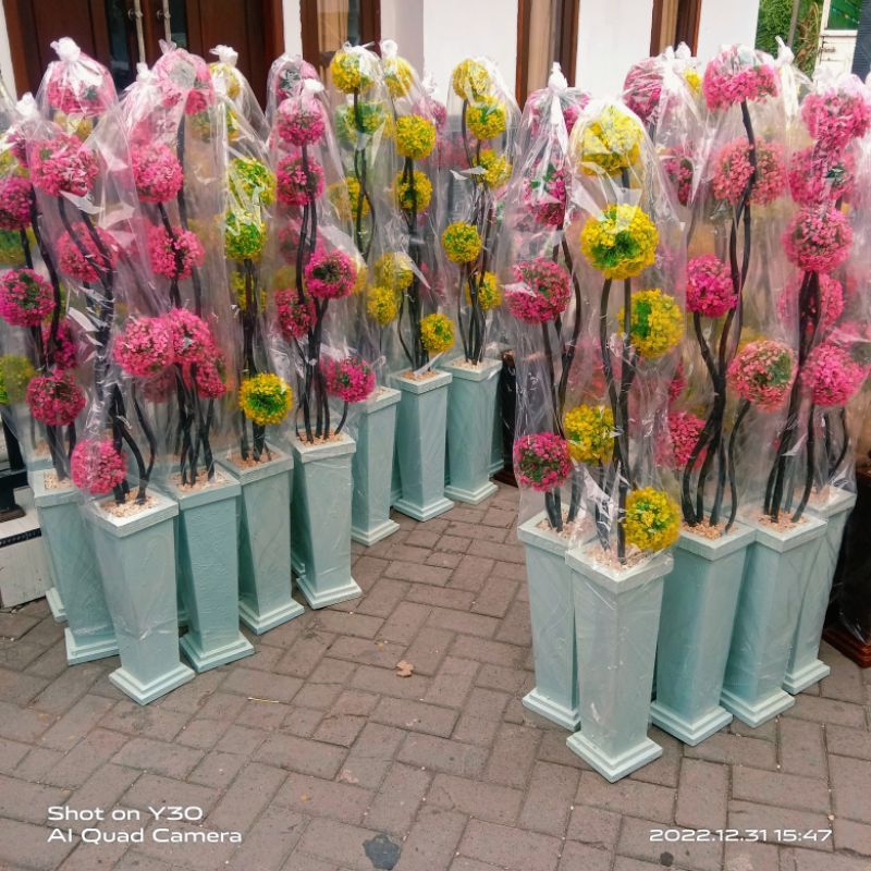 GRESS BALL LENGKAP VAS BATU / GRESS BALL IMPORT GRESS BALL BONSAI / BONSAI BOLA