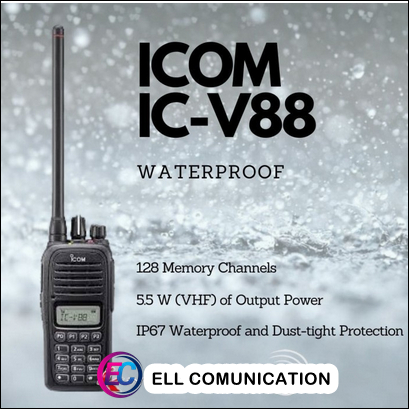 HT Icom IC V88 HT Icom V88 Waterproof HT Icom IC-V88 ICV88 ICOM