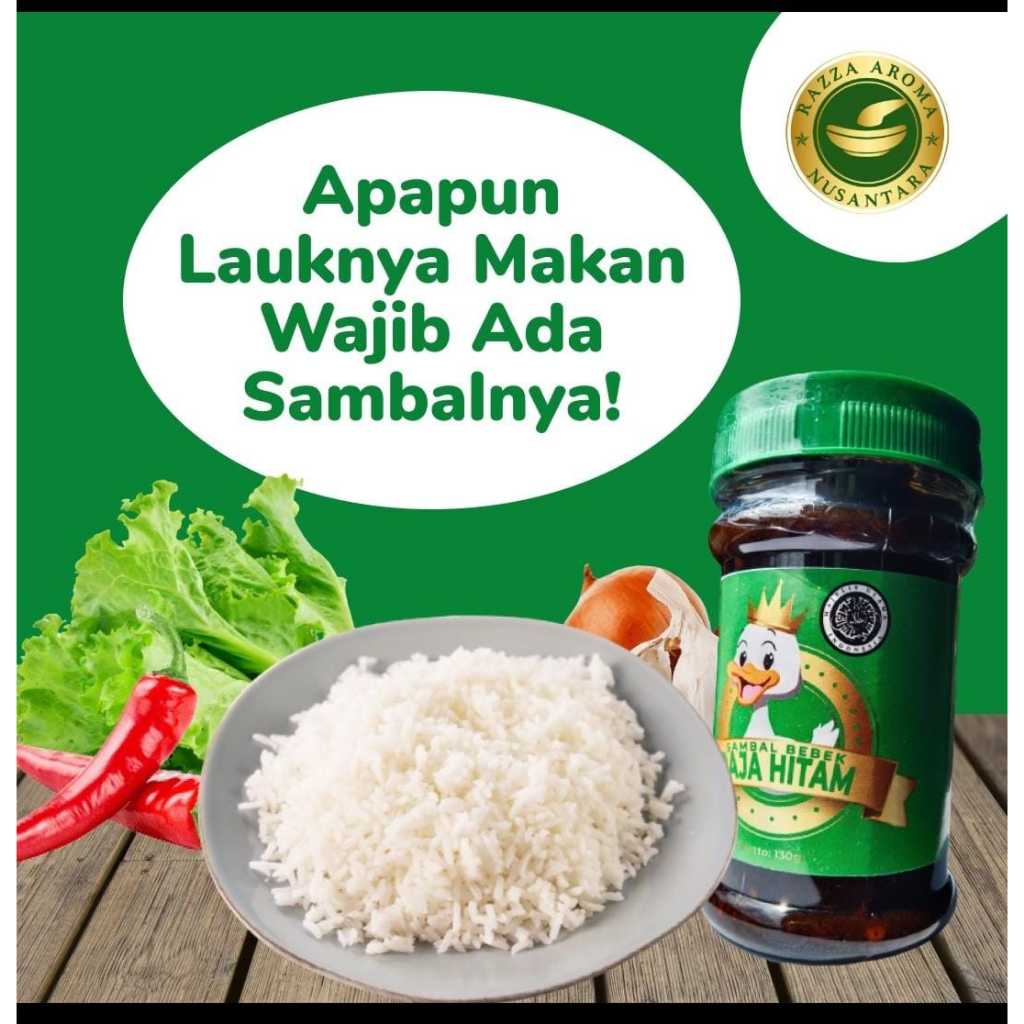 

TERMURAH!! SAMBAL BEBEK RAJA HITAM