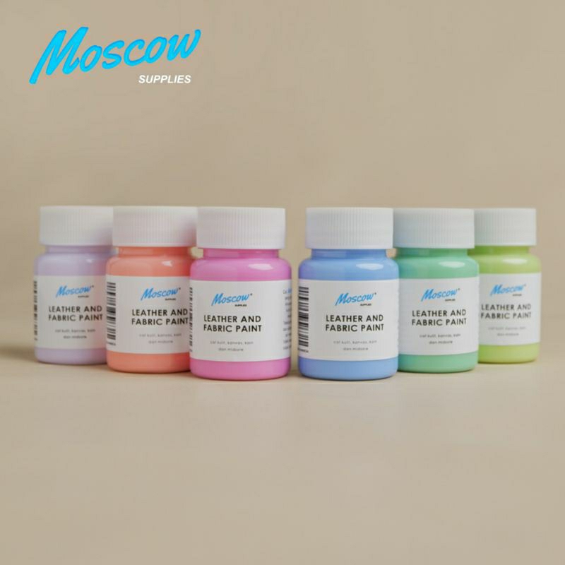 

Cat Sepatu Leather and Fabric Moscow Pastel Series