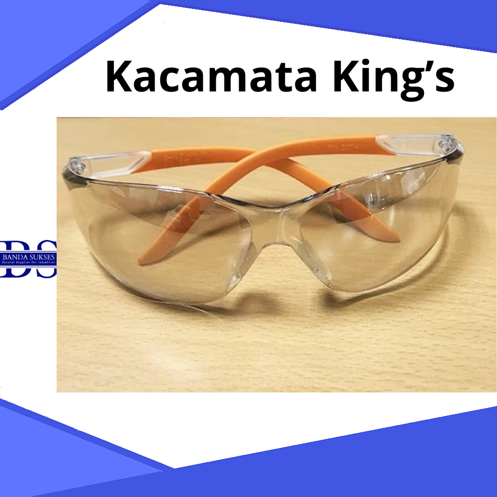 Kacamata Safety King's KY2223 Kacamata Siang Malam Kacamata Silver