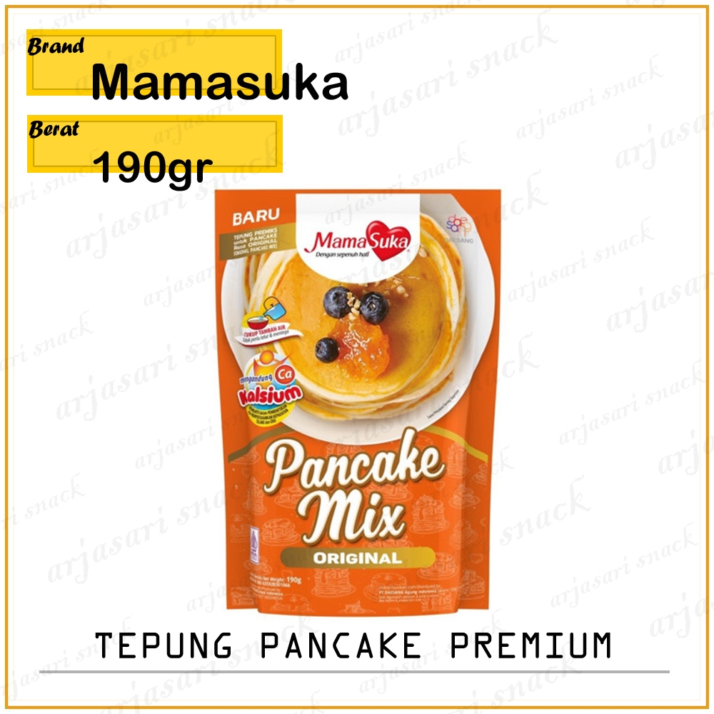 

Pancake Mix Mama Suka Crepes & Waffle 190gr