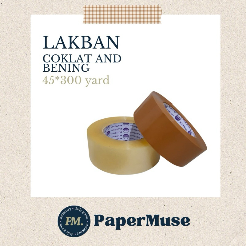 

Lakban OPP Bening 45mm x 300 Yard Jumbo | Isolasi Panjang Super untuk Gudang, Packing, & Ekspedisi