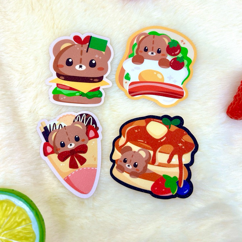 

Pom Foodies Die Cut Stickers