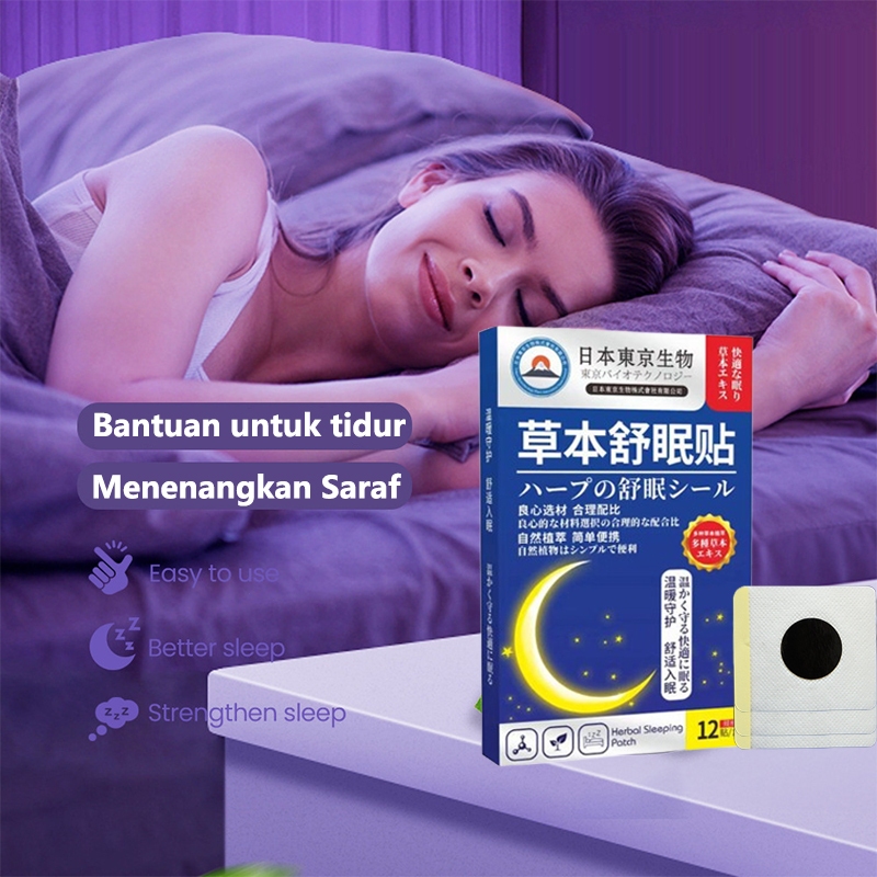 Patch Tidur Nyenyak Patch Tidur Insomnia Bius Tidur Pingsan Sleep Patch Deep Sleep Buat Tidur Nyenya