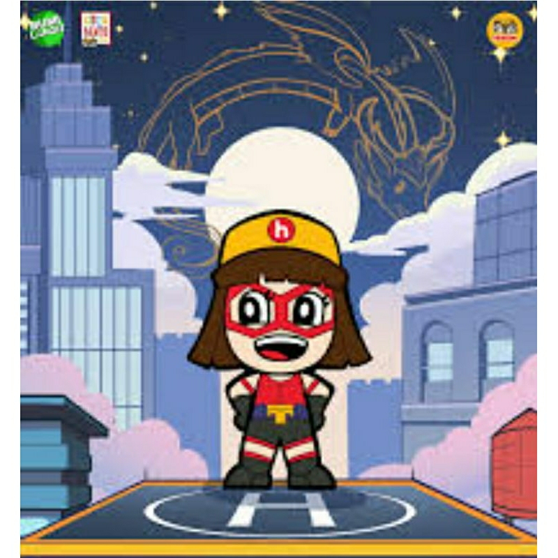 JUALAN MAINAN FIGURE FIGUR KARET LUCU ANIME MOTIF KARAKTER CHARACTER BUMI LANGIT EARTH SKY PATRIOT H