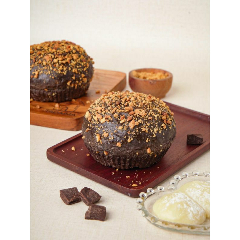 

Choco Peanut Mochi Bread