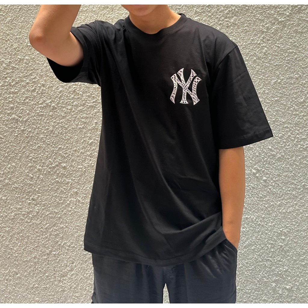 Kaos M*B Korea Baju M*B Kaos Oversize Pria Wanita New York NY Short Sleeve Tshirt