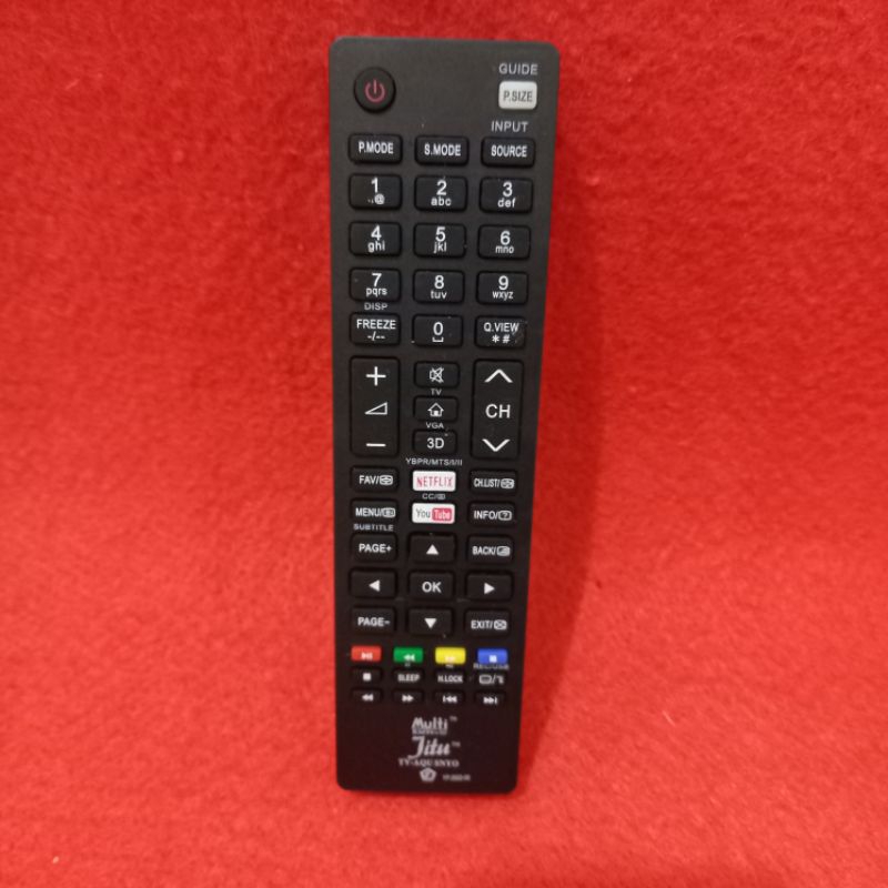 Remote TV LED Multi Jitu Sanyo Grade Ori .